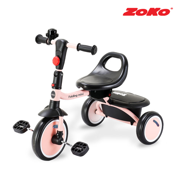 [ZOKO] 조코 폴딩 미니 유아동 세발자전거 핑크